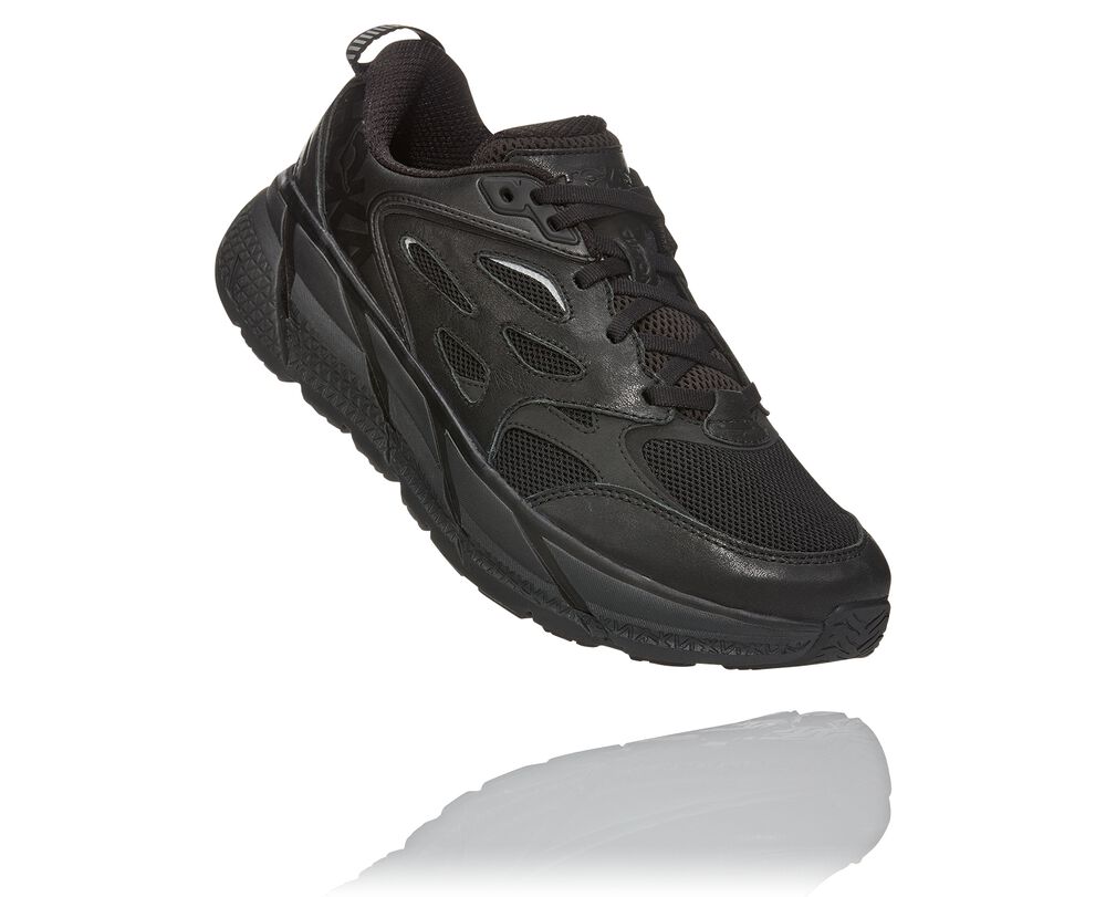 Hoka One One Clifton L Promenadskor All Gender Svarta - SE-8320976